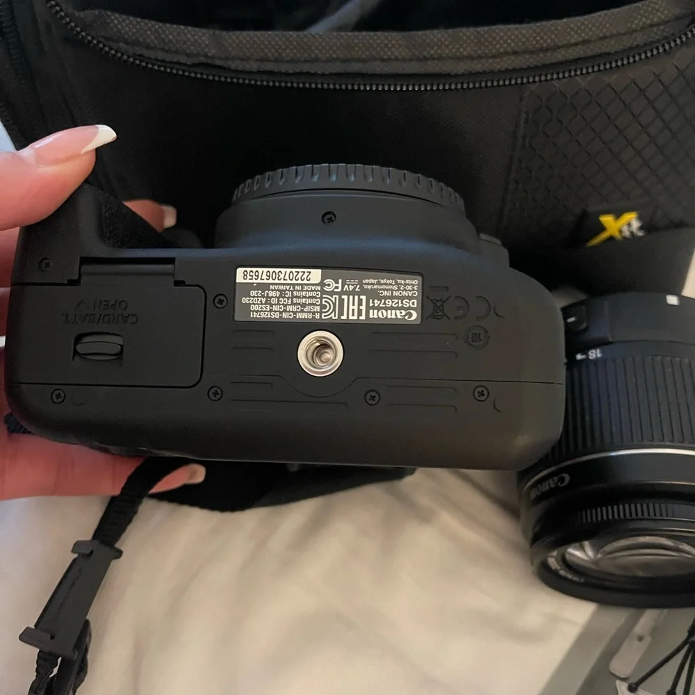 Canon Black Digital Camera with Professional DSLR Design